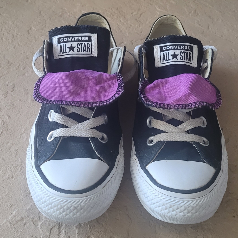 Size 6 Converse All Star Black Low Top Classic Women Sneakers